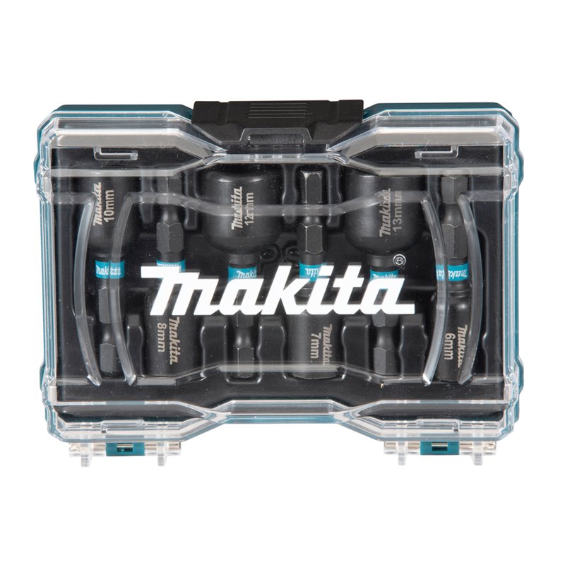 Llaves de vaso, Impact BLACK, 1/4", 6 pcs Makita E-15768