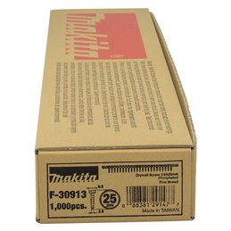 Tornillo para tabiquería seca, PH2, 3,9 x 25 mm, 1 000 pcs Makita F-30913