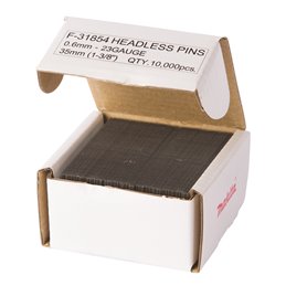 Clavos pin, 0,6 x 35 mm, 23 Ga, 10 000 pcs Makita F-31854