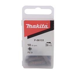 Punta, PZ3, 25 mm, 10 pcs Makita P-06133