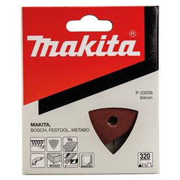 Lijas de velcro 94 mm, 320G Makita P-33336