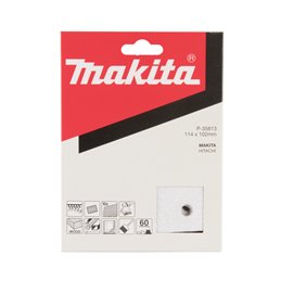 Lijas de velcro 114 x 102 mm, 60G Makita P-35813