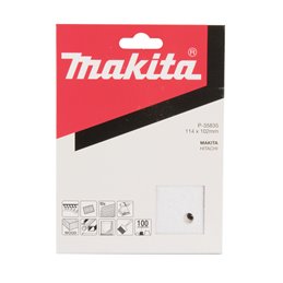 Lijas de velcro 114 x 102 mm, 100G Makita P-35835