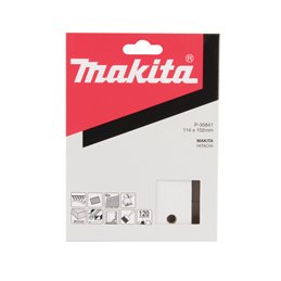 Lijas de velcro 114 x 102 mm, 120G Makita P-35841