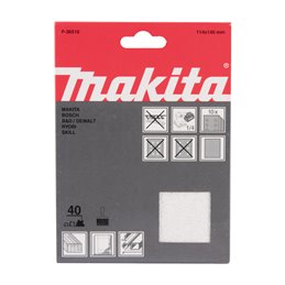 Lijas de velcro 114 x 140 mm, 40G Makita P-36516