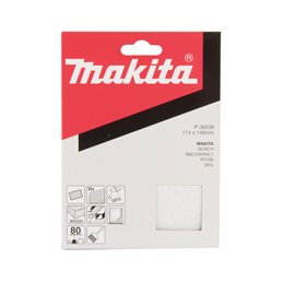 Lijas de velcro 114 x 140 mm, 80G Makita P-36538