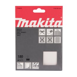 Lijas de velcro 114 x 140 mm, 180G Makita P-36572