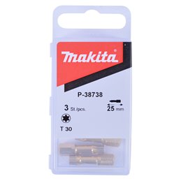 Punta, T30, 25 mm, 3 pcs Makita P-38738