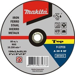 Disco de corte 150 x 3.2 x 22,23 mm Makita P-52928