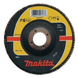 Cepillo lijas taladro 180G x 22,23 mm,  60G, Zirkon Makita P-65589