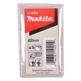 Broca metal, HSS-Co, 2,0 x 24 / 49 mm, 5 pcs Makita D-16623