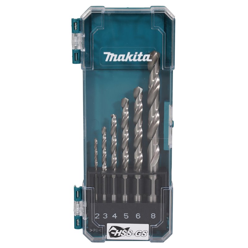 Esruche brocas de metal HSS-GS, 6 pcs Makita D-78346