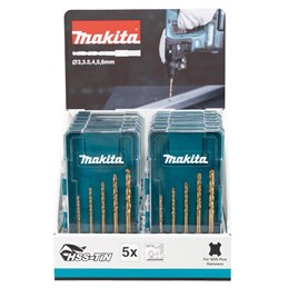 Estuche de brocas de metal, HSS-TiN, SDS-PLUS, 12 pcs Makita E-15132-12