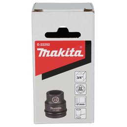 Vaso de Impacto 22 x 51 mm Makita E-22252