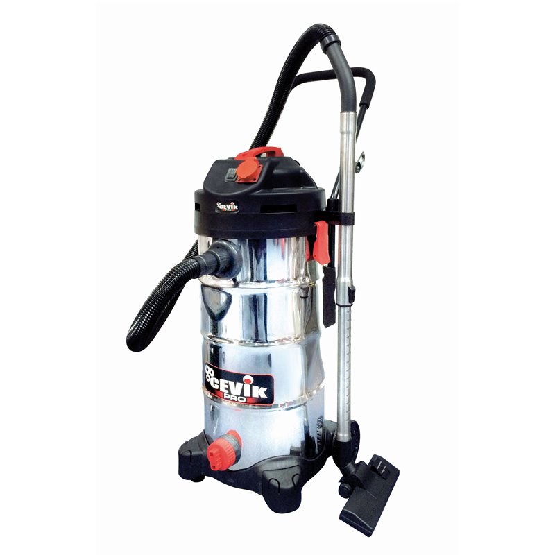 Aspirador Inox. Sol/Liq. 50Lts Cevik Pro Ce-Pro50Xt