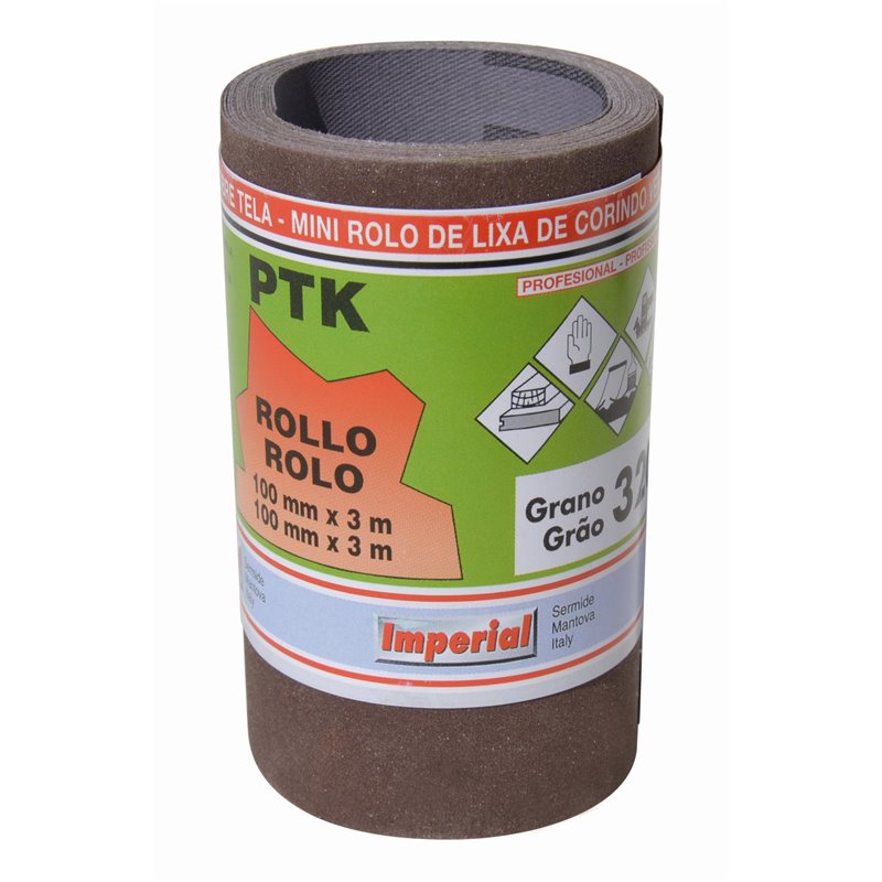 Rollo 3M Lija Madera Ptk 100Mm Jflex Tela Mse