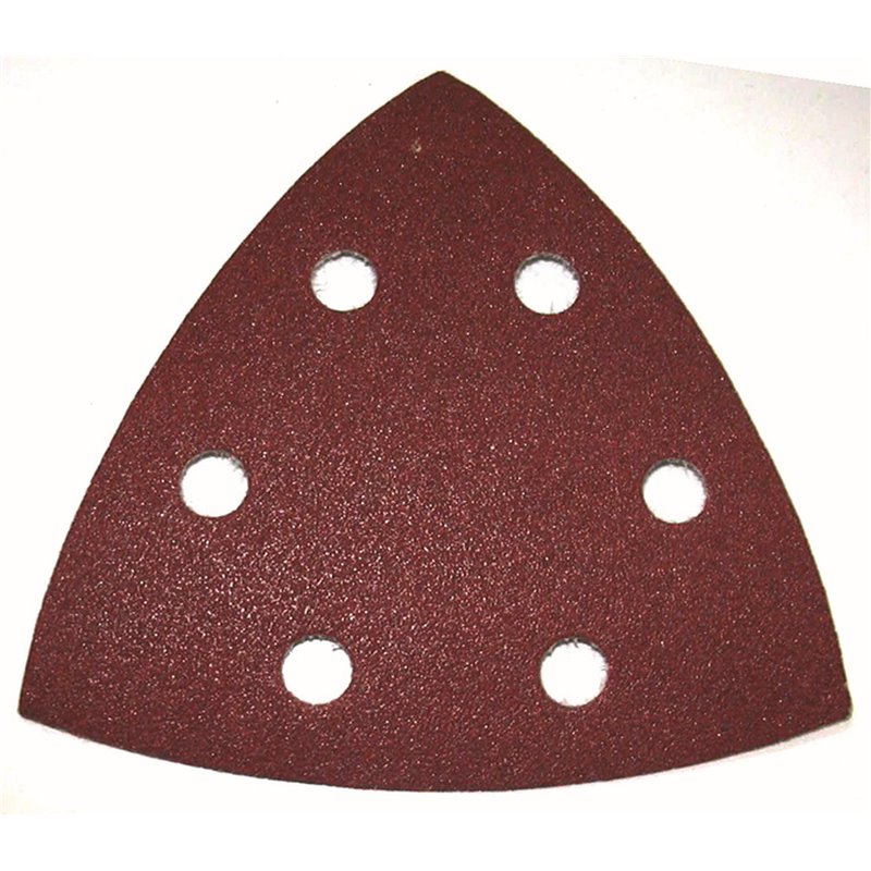 6 Patines Lija Delta 93X93Mm 6 Agujeros Velcro Mse