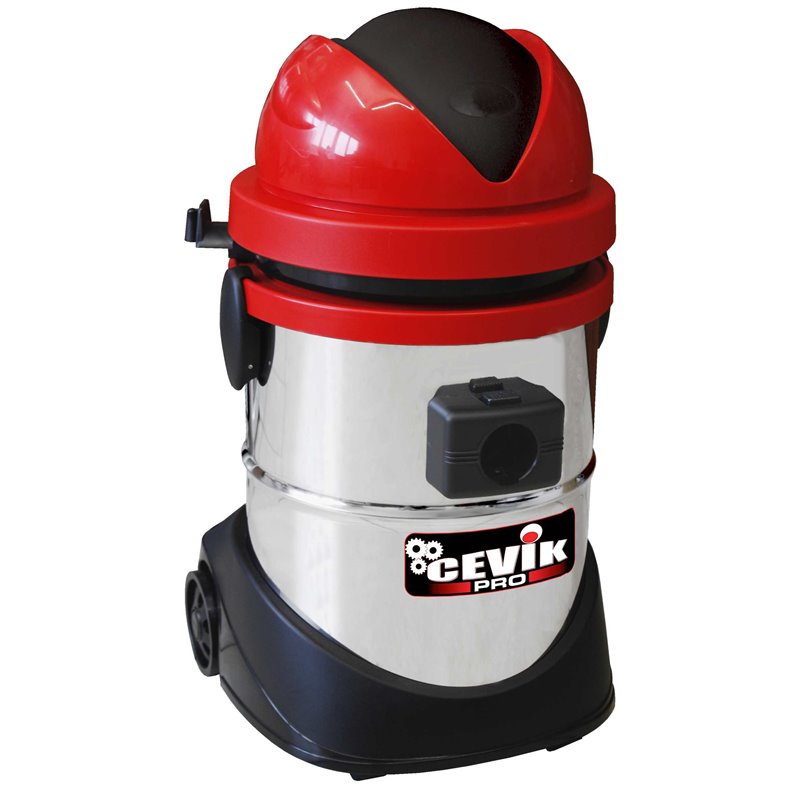 Aspirador Inox. Sol/Liq. 30Lts Cevik Pro Ce-Pro30Xte