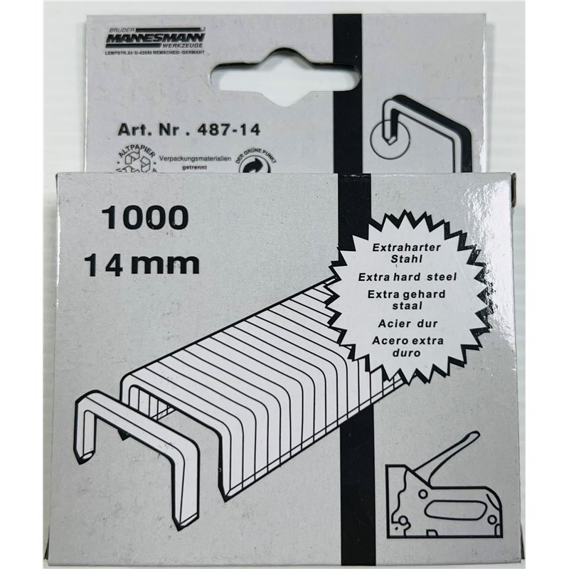 Grapas 1000Uds 10Mm Cevik Pro Ce-487-10