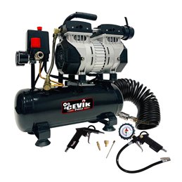 Compresor Silencioso 6L 3/4Hp Cevik Pro Ca-Cs6Plus