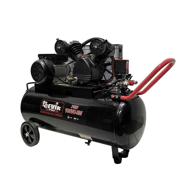 Compresor Correa 100L 3Hp 230V Cevik Pro Ca-Pro100Vc-3M