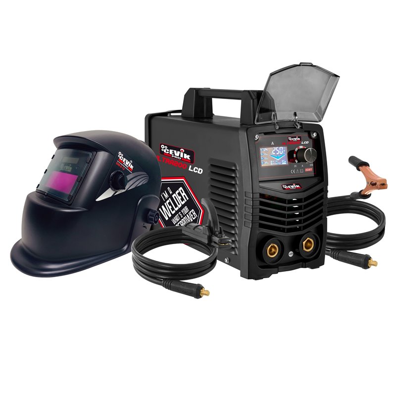Sold.Inverter Mma 200A Lcd+P.Elect Cevik Pro Ce-Ultra200Lcd