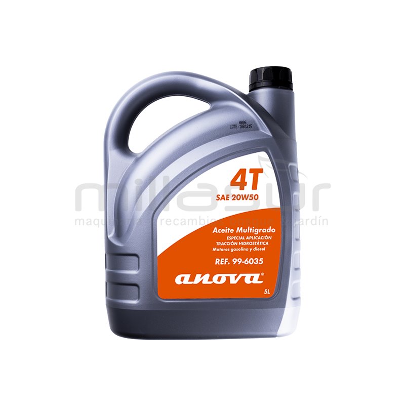 ACEITE 4T SAE 20W50 PARA TRACCIONES HIDROSTATICAS 5L