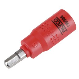 Llave Vaso 1/4' Punta Hex Aislado 6 Mm Alyco 190386