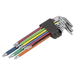 Juego 9 Llaves Torx Inv Multicolor Alyco 193148