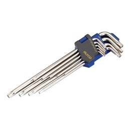 Juego 9 Llave Acodada Torx Inv Extralarg Alyco 193292