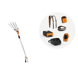 SPA 140 con 2 bateías AP 500 S, 2  cargadores AL 101 y sistema de conectividad  Smart Connector 2 A Stihl VA022000005