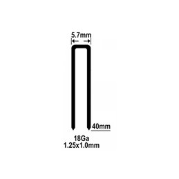 Grapas Para Clavadora Neumatica 40Mm - 2500Pcs Total Total TAC918402