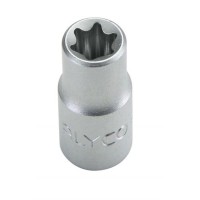 Llave vaso 1/4" Torx Hembra