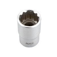 Llave vaso 1/2" bi-hexagonal